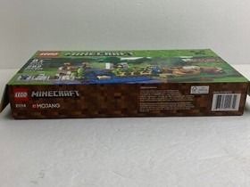 LEGO Minecraft The Farm Set 21114 includes Steve, Skeleton, Sheep, and Cow