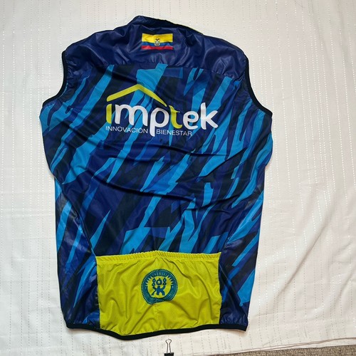 Pro-Rider Men’s Large Shamuna HechoPorCiclistis Imptek Race Cycling Vest ECU - Picture 2 of 11