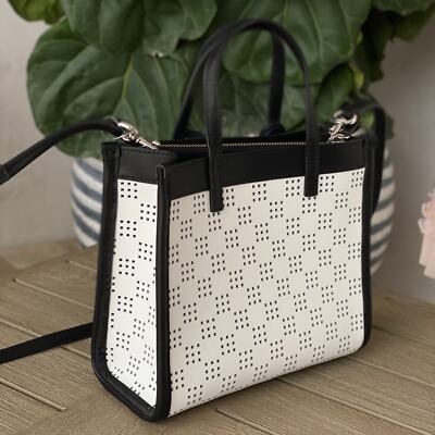 Marc Jacobs H007L01SP22 Mini Grind Perforated Leather Crossbody