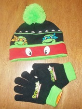 Kids 2 piece Beanie Hat Toboggan & gloves Nin...