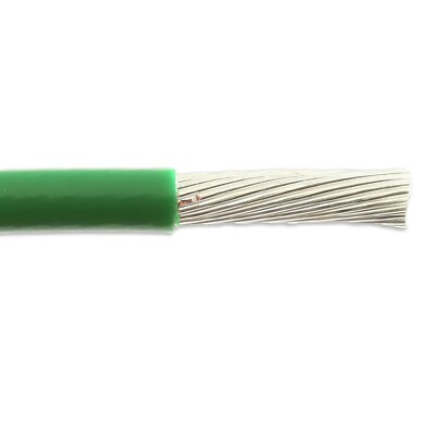 M81044/12-22-5 22 AWG 19 Strands 150°C Mil-Spec Hook-Up Lead Wire Green 600V