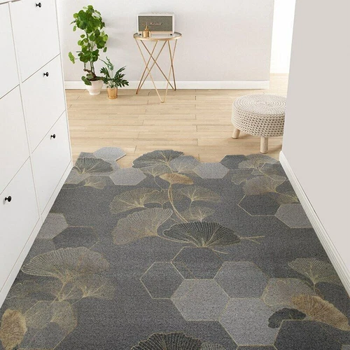 Floor Rug Non-Slip Welcome Carpet Durable Rubber Door Mats Low-Profile Heavy Rug - Picture 10 of 36