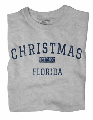 Christmas Florida FL T-Shirt EST