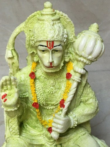 New Lord Mahavir Hanuman Bajrangbali Idol Figurine Statue For Home Decor 8'' - Picture 3 of 4