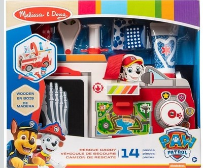 Melissa & Doug PAW Patrol Marshalls Rettungswagen Holz Arztset 14-tlg.