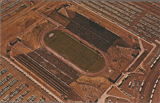 Football Stadium University of New Mexico Albuquerque NM. Postcard (9831)
