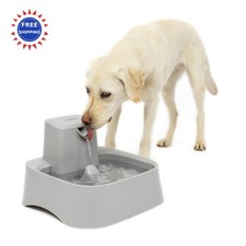 PetSafe Drinkwell Pet Fountain 2 G 256 oz Dog Cat Water Bowl Adjustable Flow