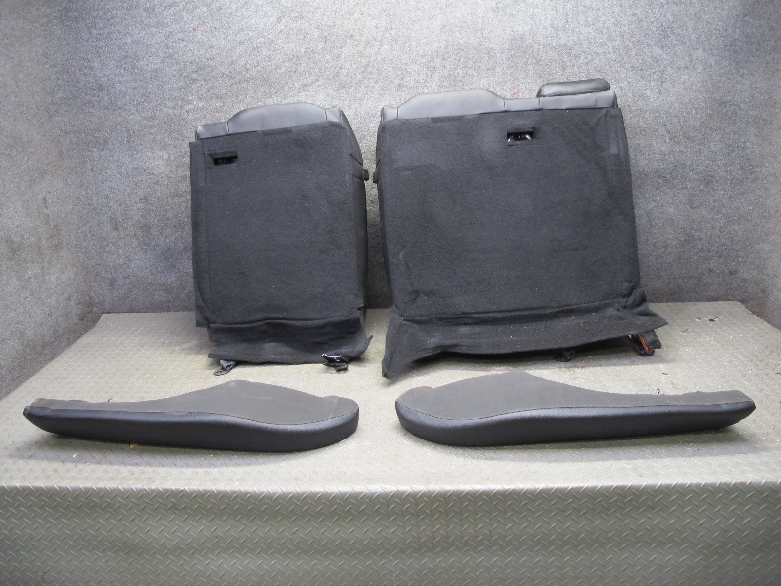 2014-2017 MASERATI GHIBLI M157 SQ4 FRONT & REAR SEAT SET LEATHER BLACK