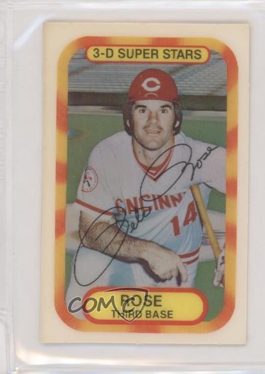 1977 Kellogg's 3-D Super Stars Pete Rose #20 y8z
