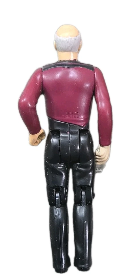 Figuras Galoob Toys 1988 Star Trek TNG 3,75" - Enterprise-D Crew Set de 5 Foto 4 de 4