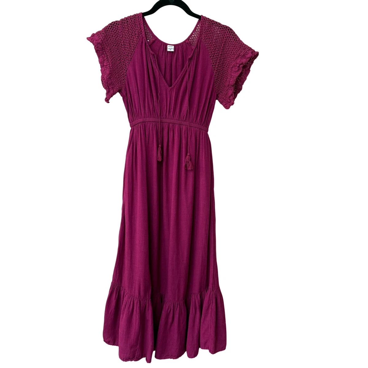 old navy crochet sleeve dress Old Navy Crochet Solid Dresses for Women for sale