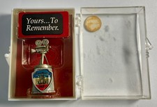 Vintage Hollywood California Pewter Thimble Movie Film Reel Camera