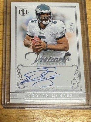 2024 Panini National Treasures Donovan McNabb Virtuoso Auto 23/25 Eagles SSP