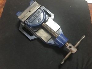 Vintage Record 414 Drill Press Machine Vise 4" Jaws Slide Adjusting Made England