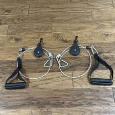 Bowflex Power Pro 43" Rod Cables w/ Handles Pulleys Hooks Stops FREE SHIPPING