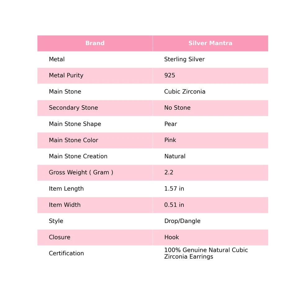 Orecchini Pendenti In Argento Sterling Con Gemma In Zirconia Cubica Per Sorelle - Immagine 2 di 4