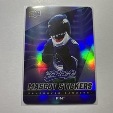 2025-26 Upper Deck MVP Hockey Mascot Stickers Fin MS-26