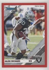 2019 Panini Donruss Press Proof Red Jalen Richard #198 0d2