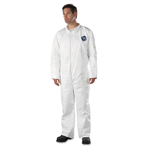 Mono DuPont™ Tyvek® 400 con muñecas y tobillos abiertos, 2X-grande, blanco, 25/estuche... - Imagen 1 de 1