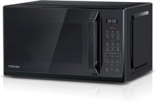 TOSHIBA Black Mirror Microwave 20Liter 800W Digital Solo Small 20L, 