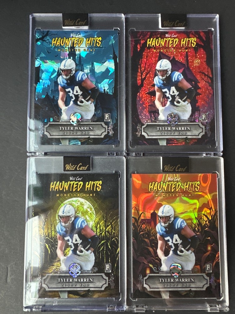 Tyler Warren 1/2, 2/2, 2/2, 2/4 Haunted Hits Wild Card 4Pack
