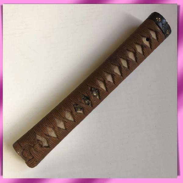 Tsuka 柄 Mumei 無銘 獅子 Lion 23.6cm 9.29 in Menuki Antique Fitting Japanese Sword