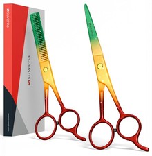 6.5 Professional Hair Cutting Scissors with Thinning Shears for Hair Cutting...