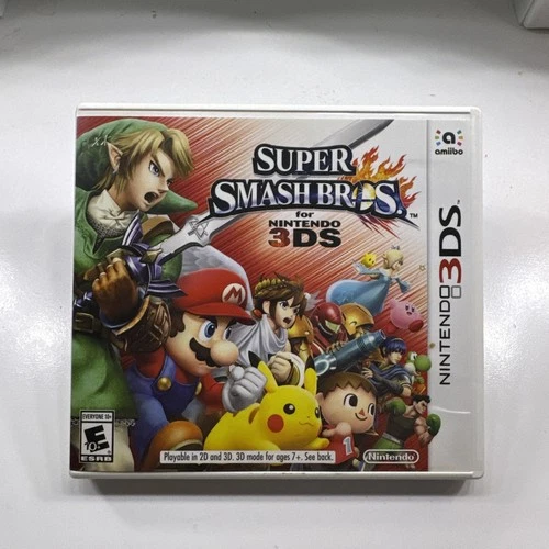Super Smash Bros. (Nintendo 3DS, 2014) Complete CIB - Tested & Working CLEAN