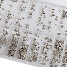 500pcs Metal Watch Case Tubes Pipes for Waterproof Crown Assortment 1.5mm-2.52mm