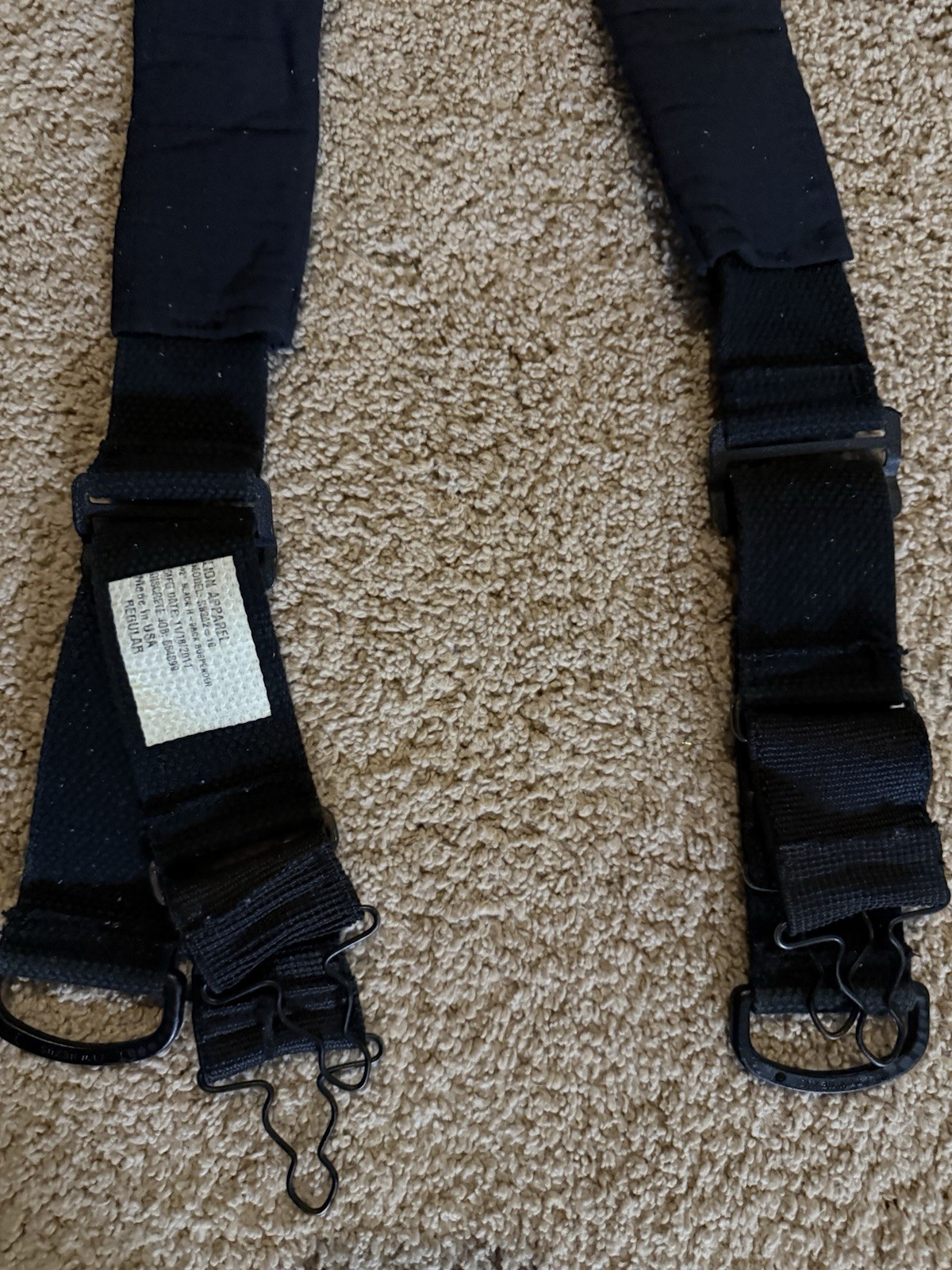 LIONS JANESVILLE FIRE FIGHTING BUNKER GEAR CROSSTECH PANTS 48R SUSPENDERS
