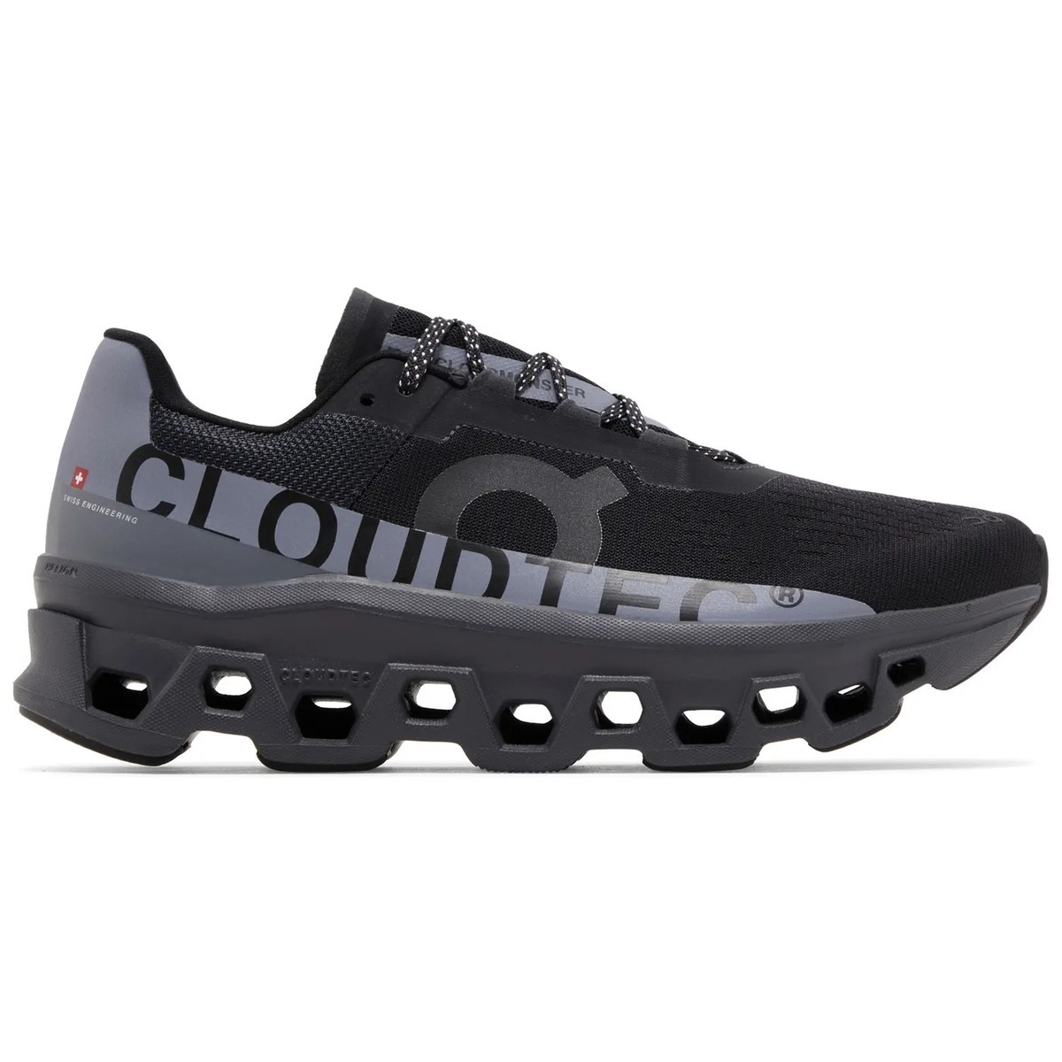 靴 On Cloudmonster Lumos Black US9 On Running Cloudmonster Lumos Black 62.98394 Mens New | eBay