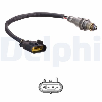 Delphi ES21201-12B1 Lambdasonde passend für FIAT