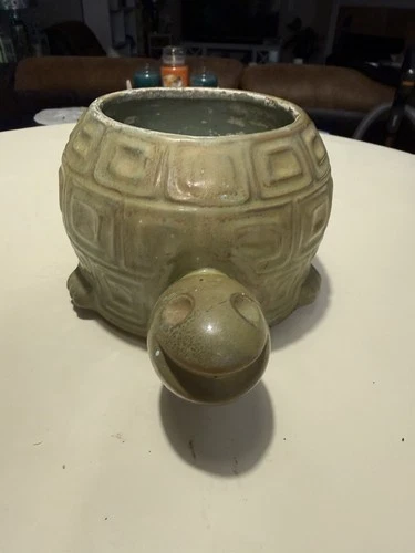 Vintage McCoy Turtle Planter