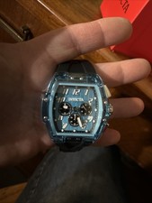 New Invicta S1 Rally Kinesia Anatomic 47mm Men's Watch Clear Blue Black 50085
