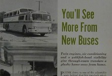 1954 GREYHOUND SCENICRUISER BUS collectable pictorial