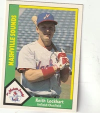 FREE SHIPPING-MINT-1990 CMC Minor League Keith Lockhart Nashville Sounds #144