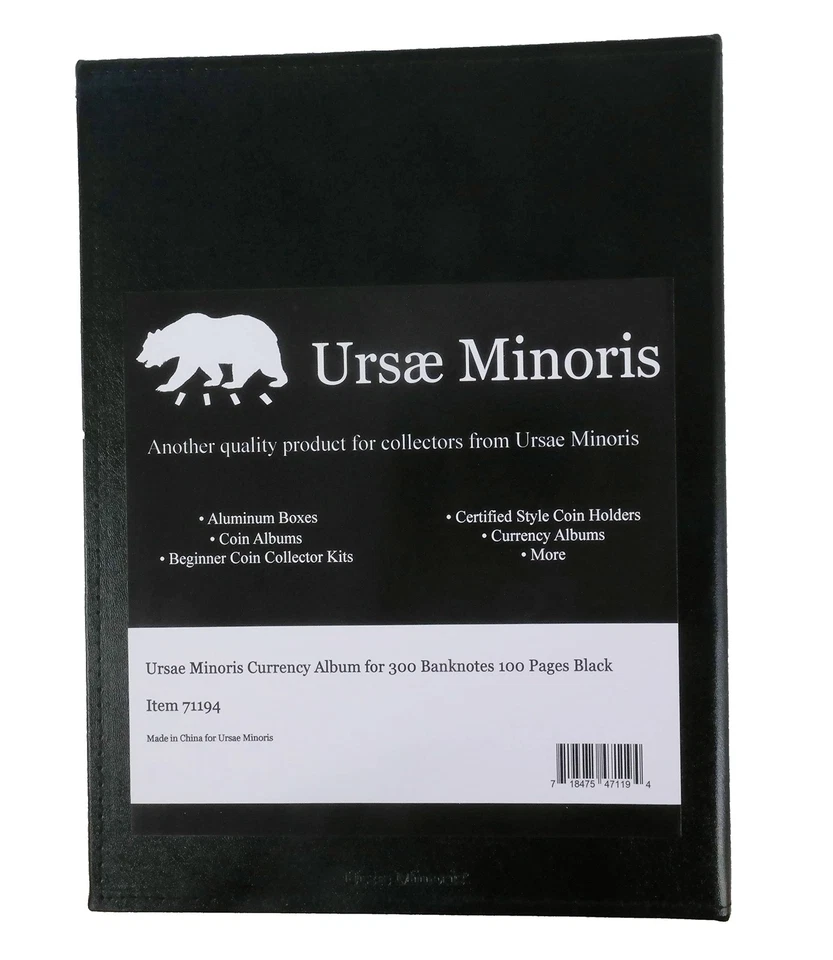 Stratum Currency Album for 300 Banknotes 100 pages Black - Image 2 of 3