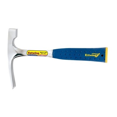 EstWing E3-20BLC 20oz Bricklayer's Hammer Solid Steel Blue Shock Grip