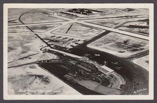 New York International Airport NY RPPC postcard 1953