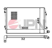 JPN MotorküHler WasserküHler 60C9062-JPN FüR VW Golf 5 1K1 Touran 1T1 1T2 Jetta
