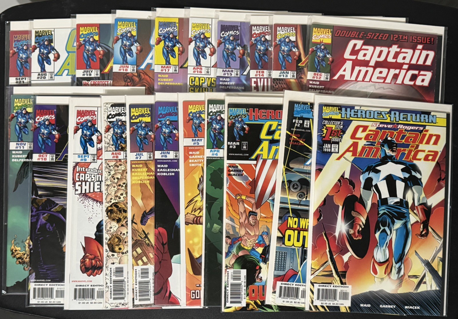 Marvel Comics. Captain America. Vol 3. 1 - 21. 1998.