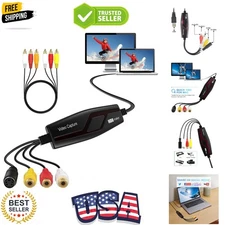 VHS to Digital Converter,Video Capture Card Device,VHS VCR Hi8 Mini DV to Mac...