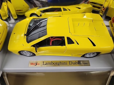 Maisto Intex, LAMBORGHINI DIABLO, Yellow, 1:18 Special Edition