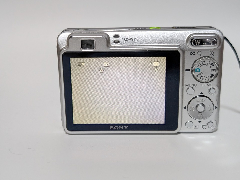 Japanese Language Only Excellent Sony Cyber-shot DSC-W110 7.2MP 4x ...