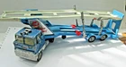 Corgi vintage Carrimore Car Transporter Mk IV with BLUE Ford Tractor Unit
