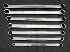 Vintage Craftsman 7pc Metric Box End Wrench Set -V- -VV- Made in USA