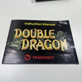 Double Dragon Nintendo NES Authentic Tested w Manual, Dust Cover *READ*