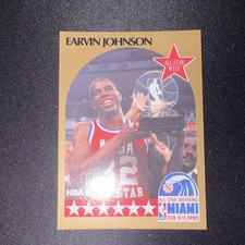1990-91 NBA Hoops Magic Johnson All-Star Weekend #18 Los Angeles Lakers