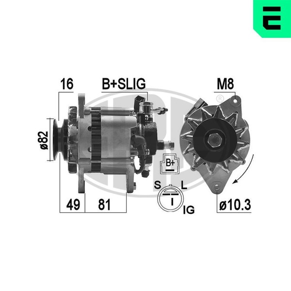 ERA Generator 209481A FüR Opel-image