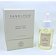 Vanilla Musk Body Oil 3.7 FL OZ in Gift Box  SAND  FOG